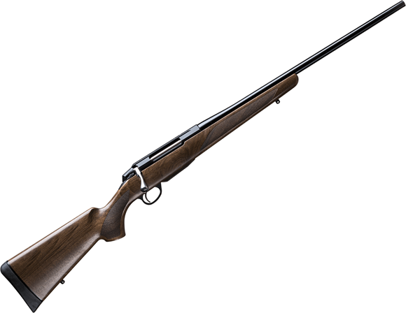 Picture of Tikka T3X Hunter Bolt Action Rifle - 223 Rem, 22.4", Blued, Matte Oiled Walnut Stock, Hunting Contour Barrel, 4rds, No Sights