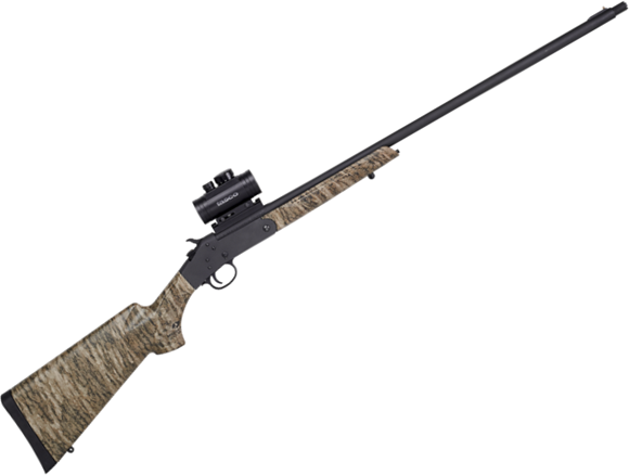 Picture of Stevens 23216 M301 Turkey XP Shotgun, 410 Ga, Single Shot, Red Dot, MO Bottomlands Stock, 26 In. Barrel, One Piece Rail, Bead Sight