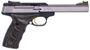 Picture of Used Browning Buck Mark Plus Stainless UDX Semi-Auto Pistol - 22 LR, 5-1/2", Slab Side, Stainless,  Laminated Ultragrip DX Ambidextrous Grips, Adjustable Rear HiViz Front Sight, 3 Magazines, Original Box, Excellent Condition