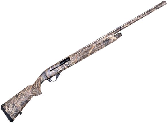 Picture of Girsan MC312 Semi-Auto Shotgun - 12Ga, 3", 28", Aluminum-Alloy Receiver, Fiber Optic Front Sight, Synthetic Stock, Max-5 Marsh Camo, Mobil Choke System(S,IC,M,IM,F)