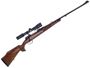 Picture of Used Heym SR20G Bolt Action, 7mm Rem Mag, 24'' Barrel w/Sights, Single Set Trigger, Walnut Stock, Swarovski Habicht 1.5-6x42 EAW Swing Off Mounts, Good Condition