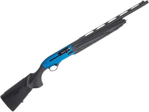 Picture of Beretta 1301 PRO Comp Semi-Auto Shotgun - 12Ga, 3", 24", Steelium, Vented Rib, Blued, Tactical Synthetic Stock, 5rds, Fiber Optic Front & Mid Bead, OptimaChoke-HP (IC), Oversized Bolt Release, Charging Handle, & Loading Port