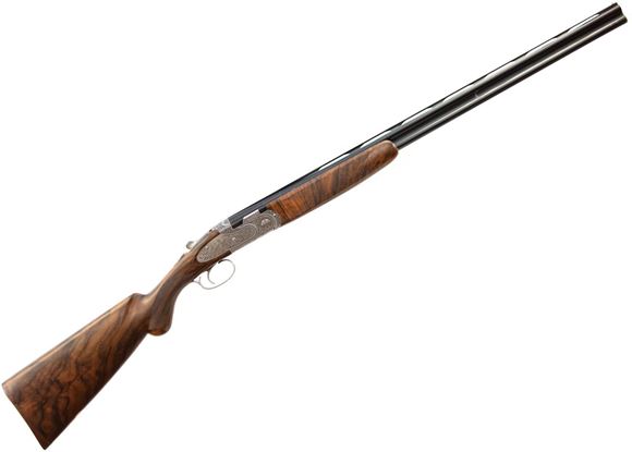 Picture of Beretta 687 EELL Classic Over/Under Shotgun - 12Ga, 3", 28", Chorme-Moly Cold Hammer Forged, High Gloss Blued, Hand Chased Engraved Game Scenes On Receiver With Side Plates, Oil-Finished Selected Walnut Stock, MobilChoke Flush (C,IC,M,IM,F)