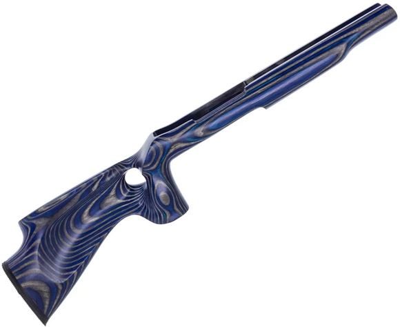 Picture of Used Ruger Rifle Stocks - 10/22 Magnum Custom Volquartsen Laminate Thumbhole Stock, Blue & Grey, Fits Magnum Action, Good Condition