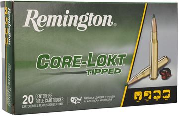 Picture of Remington 29021 Core-Lokt Tipped Rifle Ammo 7MM Rem Mag, 150 Gr 3130 fps, 20 Rnd