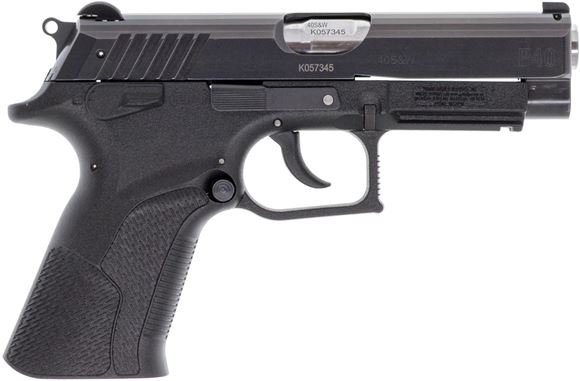 Picture of Used Grand Power P40 Semi-Auto Pistol - .40 S&W, 4.25", Blued, Bottom Rail, 2 Magazines, Original Box, Very Good Condition