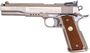 Picture of Used Colt 1911,  DLASK Built Competition Semi Auto Pistol, 45 ACP, 5" Barrel W/Compensator, Nickel Finish, Magwell, Target Sights, Wood Grips, Grip Safety Deleted, Frame Drilled for Optic Mount, 2 Mags, Good Condition