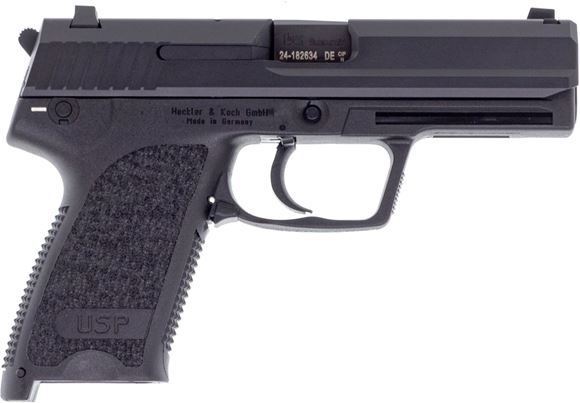 Picture of Heckler & Koch (H&K) USP V1 DA/SA Semi-Auto Pistol - 9mm, 4.25", Blued, Polymer, 2x10rds,