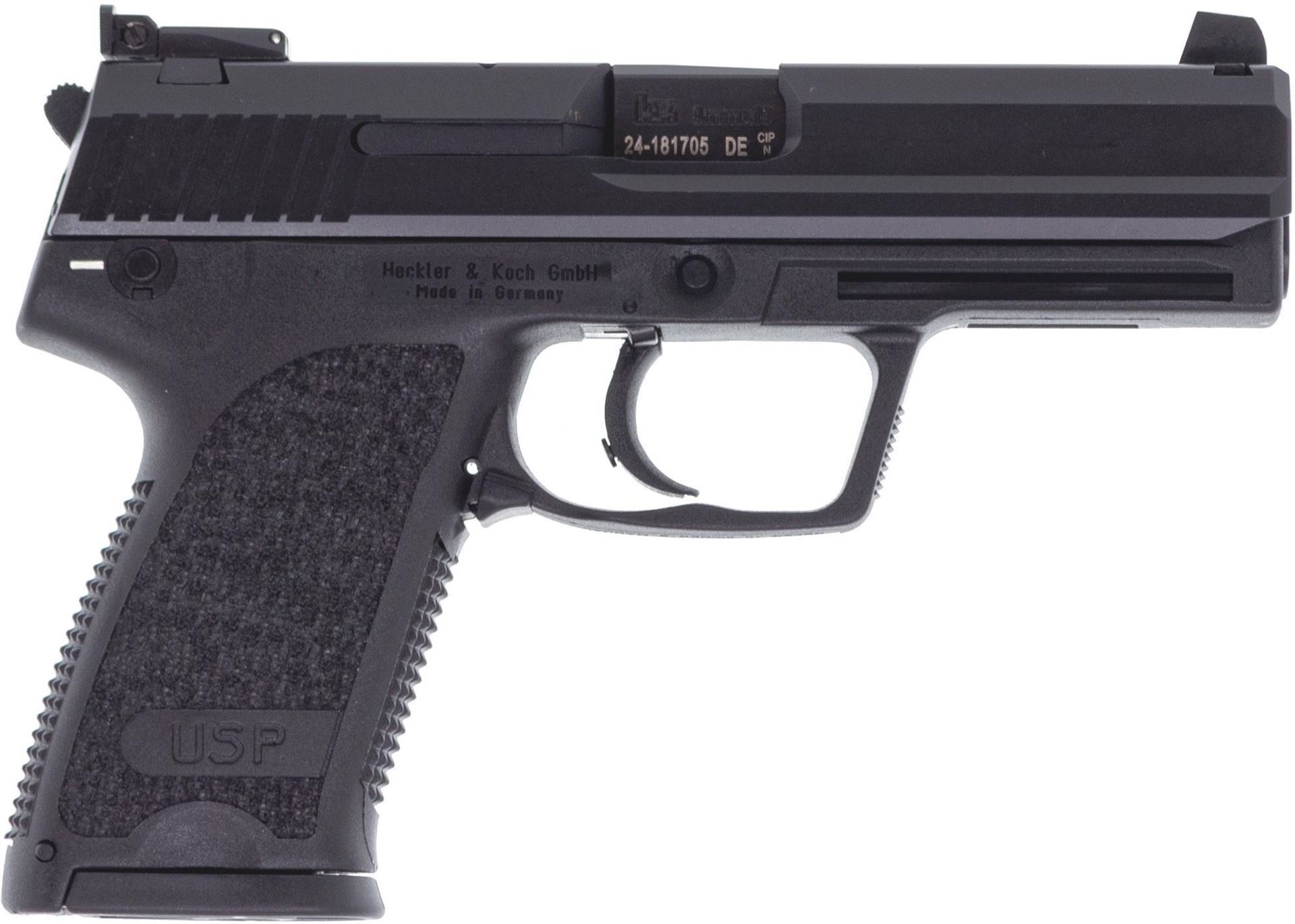 Heckler & Koch (H&K) USP Custom Sport DA/SA Semi-Auto Pistol - 9mm, 4. ...