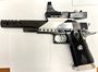 Picture of Used SVI Infinity 2011 Semi-Auto Pistol, .38 Super, C-More Red Dot Sight, Compensator, No Mags, Some Wear Marks, Good Condition