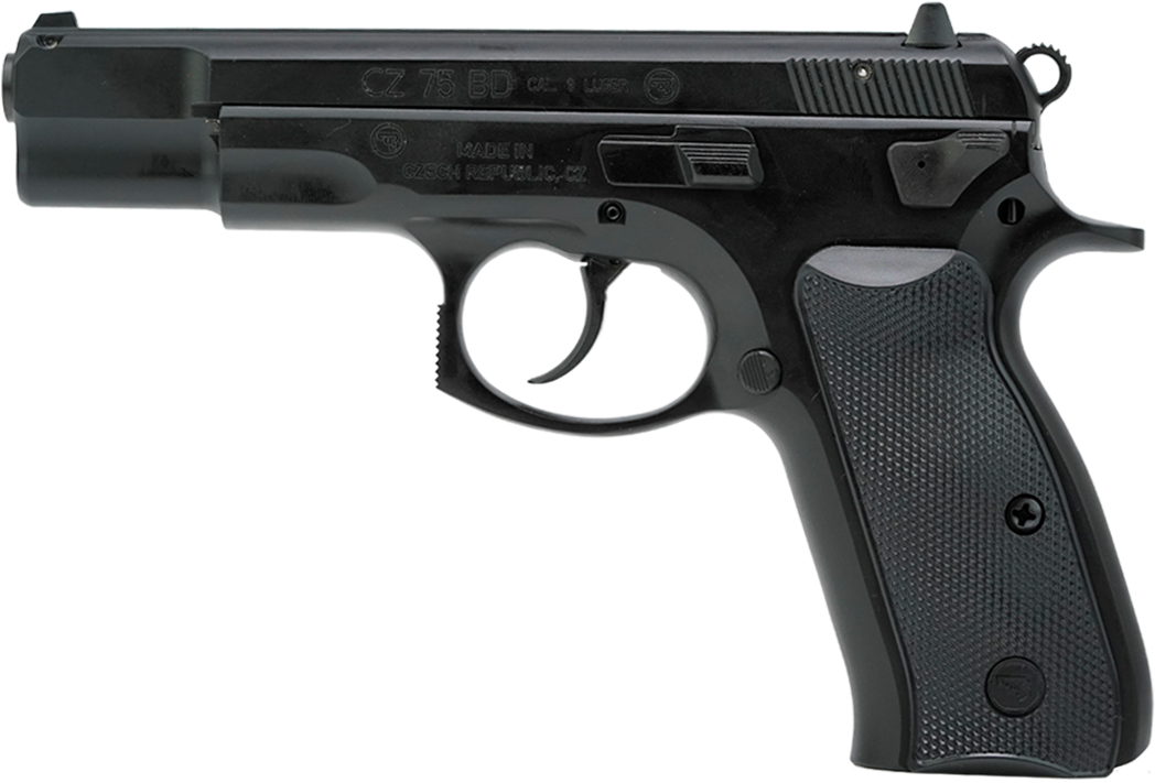 CZ 75BD DA/SA Semi-Auto Pistol - 9mm, 4.61