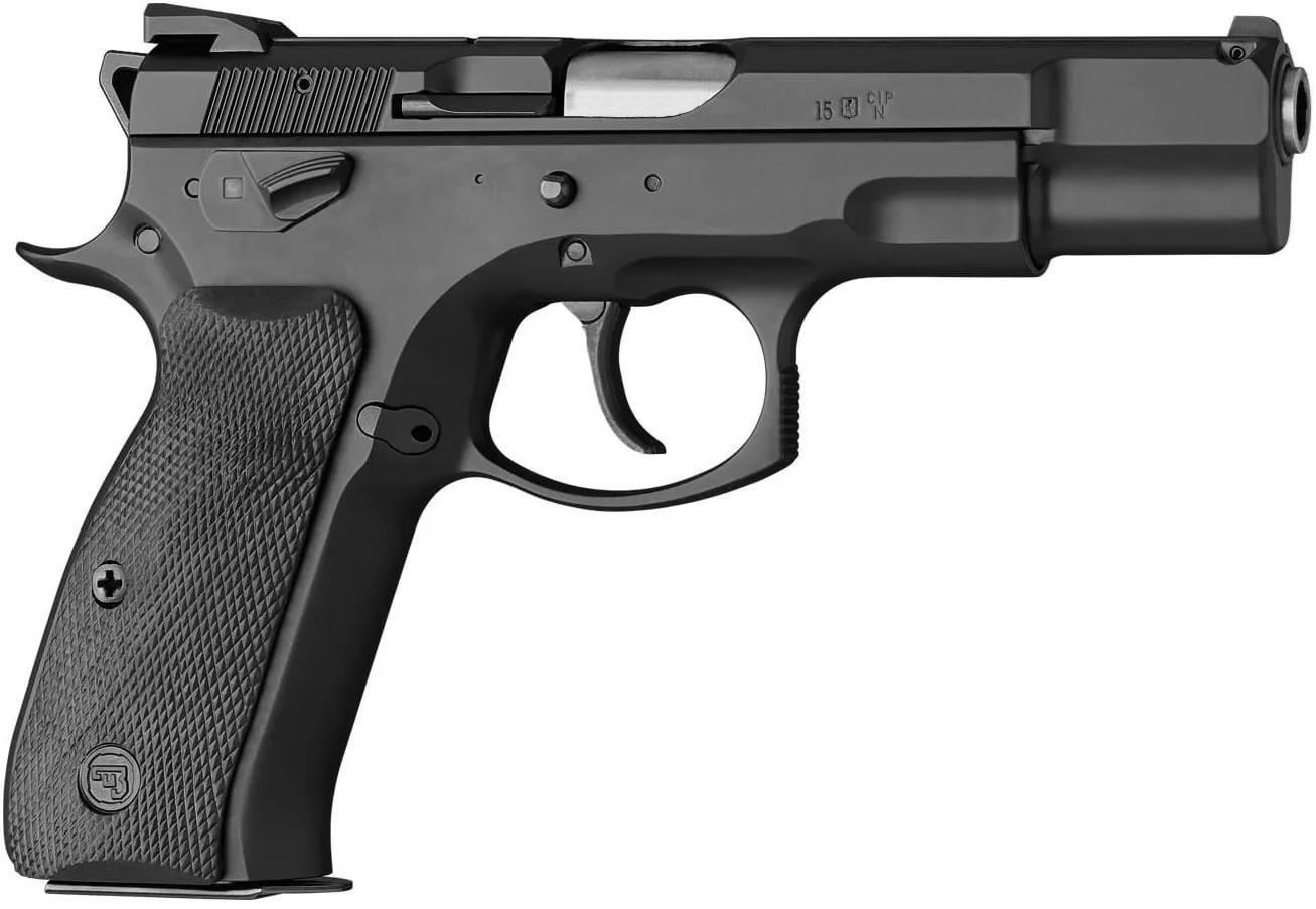 CZ 75 B Omega DA/SA Semi-Auto Pistol - 9mm, 4.61", Hammer Forged, Black ...