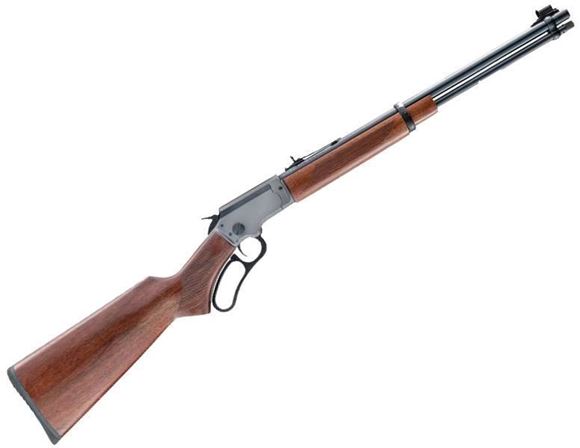 Picture of Chiappa LA322 Take Down Deluxe Rimfire Lever Action Rifle - 22 LR, 18.5", Cerakote, English Hand Oiled Checkered Walnut Stock & Forend, 15rds, Hooded Front & Buckhorn Style Adjustable Rear Sights