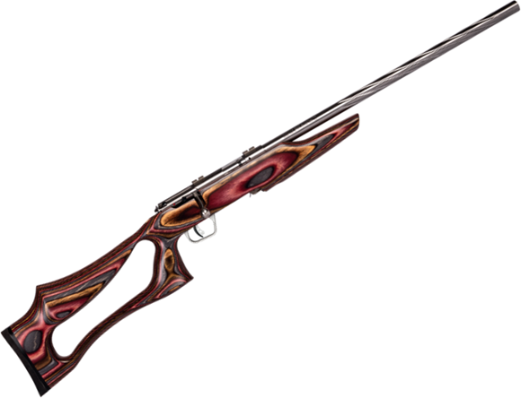 Picture of Savage Arms Mark II BSEV Rimfire Bolt Action Rifle - 22 LR, 22", Stainless, Carbon Steel, Wood Laminate Stock, 5rds