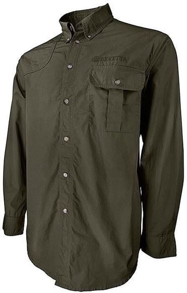 Picture of Beretta Clothing, T-Shirts - Beretta TM Shooting Shirt, Long Sleeve, Green, XL