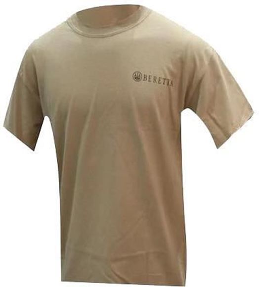 Picture of Beretta Men's Clothing, Shirts - Trident Graphic Short Sleeve T-Shirt, Prairie Dust, XL