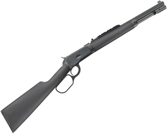 Picture of Chiappa Armi Sport 1892 Take Down Alaskan Lever Action Rifle - 44 Rem Mag, 16", Octagonal, Matte Black, Black Rubber Coated Walnut Stock, 8rds, Skinner Express Sights