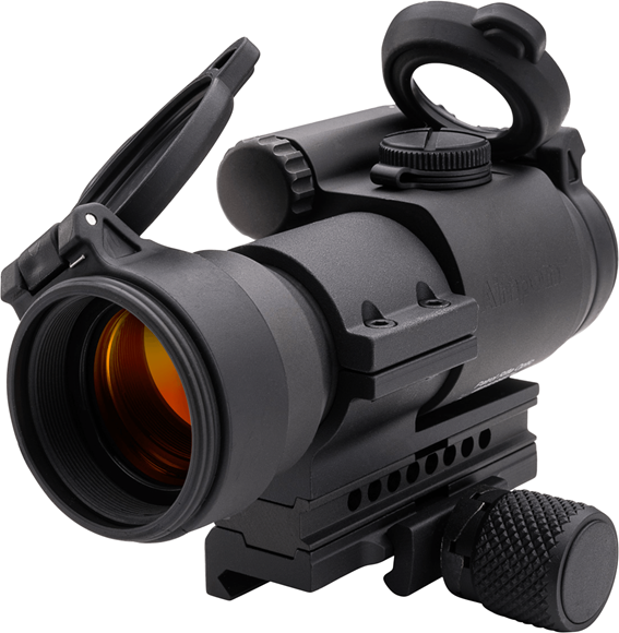 Picture of Aimpoint Red Dot Sights - PRO (Patrol Rifle Optic), 2 MOA, w/Mount & Spacer, 30mm, 6 DL & 4 NVD, Matte Black, 45m Submersible, 2L76 or DL1/3N 3V, 30,000 Hours