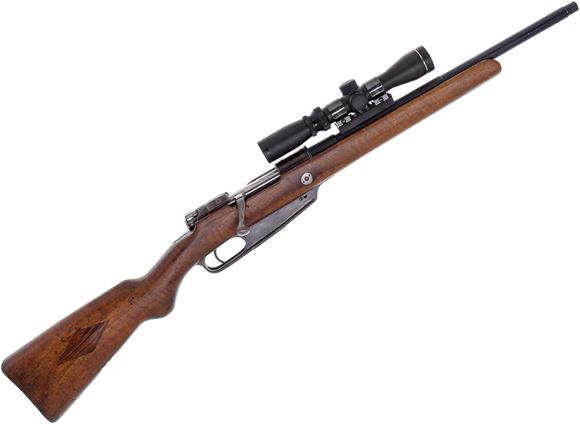 Picture of Used Mauser Gewehr 88 Bolt-Action, Sporterized, Re Barrelled To 6.5x55, Turkish Arsenal Stamped, Bolt Handle Cut & Welded, 2-7 Scout Scope, Fair Condition