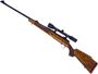 Picture of Used Sako AV Bolt Action Rifle, 300 Win Mag, 24'' Barrel w/Sights, Walnut Stock, Bausch & Lomb Scopechief 3-9x40, Barrel Painted Black, Good Condition