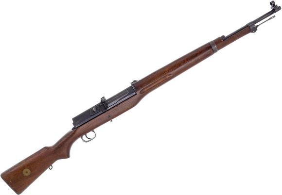 Picture of Used Swedish Ljungmann AG42B Semi-Auto 6.5x55, 25.5" Barrel, Full Military Wood, 1943 Mfg, One Mag, Good Condition