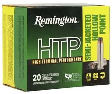 Picture of Remington 22231 HTP Pistol Ammo 357 Mag, SJHP, 158 Gr, 20Rnd, Boxed