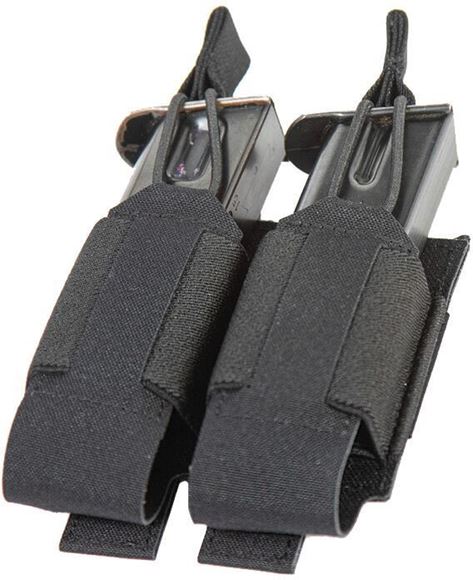 Picture of Blackhawk Holsters & Duty Gear - Foundation Series Double Pistol Magazine Pouch, Nylon, Black