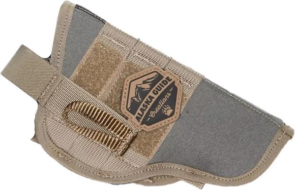 Picture of Alaska Guide Creations - Pistol Holster - Foliage, 3" x 4-1/4" x 2-1/2", Molle, Velcro Area, Clip for Inline Usage, Ambidextrous, Belt Loops