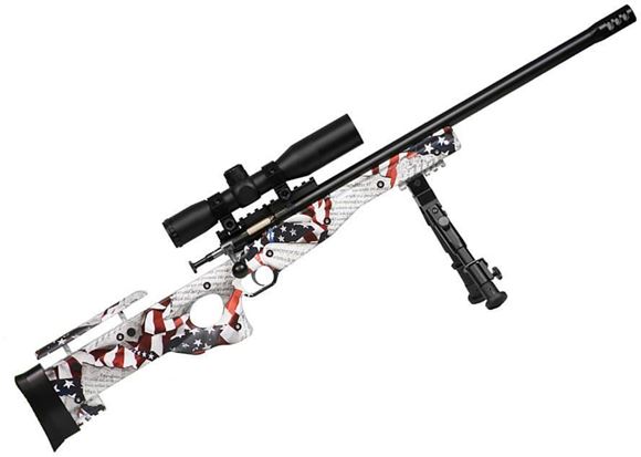 Picture of Keystone KSA2153 Crickett Single Shot Precision Rifle, 22 LR 16.125" BBL, Amendment Syn Stk, Bipod, Scope