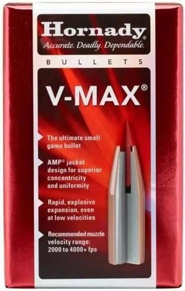 Picture of Hornady Rifle Bullets, V-MAX - 22 Caliber (.224"), 40Gr, V-MAX, 250ct Box