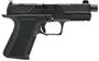 Picture of Shadow Systems MR920 Combat Semi-Auto Handgun - 9mm, 4.5", Spiral Threaded Barrel, Black, Combat Slide w/Optics Cut. Stainless Guide Rod, Green Tritium Front Sight, 2x10rds