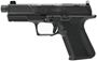 Picture of Shadow Systems MR920 Combat Semi-Auto Handgun - 9mm, 4.5", Spiral Threaded Barrel, Black, Combat Slide w/Optics Cut. Stainless Guide Rod, Green Tritium Front Sight, 2x10rds