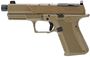 Picture of Shadow Systems MR920 Combat Semi-Auto Handgun - 9mm, 4.5", Spiral Threaded Barrel, FDE Cerakote Finish, Combat Slide w/Optics Cut. Stainless Guide Rod, Green Tritium Front Sight, 2x10rds