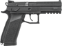 Picture of CZ P-09 DA/SA Semi-Auto Pistol - 9mm, 4.51", Black, Fixed Three-Dot Sight, 2x10rds, Interchangeable Ambidextrous, Decocker/Manual Safety