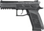 Picture of CZ P-09 DA/SA Semi-Auto Pistol - 9mm, 4.51", Black, Fixed Three-Dot Sight, 2x10rds, Interchangeable Ambidextrous, Decocker/Manual Safety