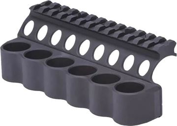 Picture of Mesa Tactical Aluminum Shotshell Carriers - Benelli M4/M1014, 6-Shell, 12Ga, 5-1/2", With Integrated Picatinny Rail