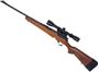 Picture of Used Savage 340 Bolt Action Rifle, 30-30 Win, 21" Barrel W/Sights, 1 mag, 3-9 Bushnell Scope, Wood Stock, Worn Blueing, Slip-on Recoil Pad, Fair Condition