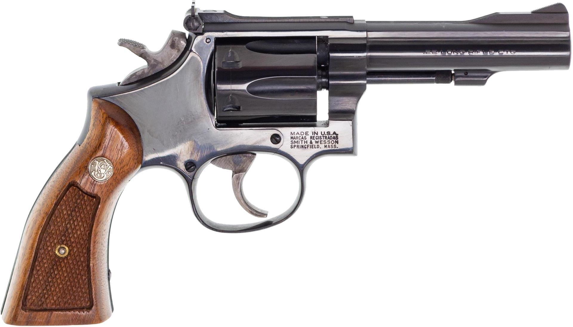 Used Smith & Wesson Model 17-5 Prohibited (12.6) Double Action Revolver ...