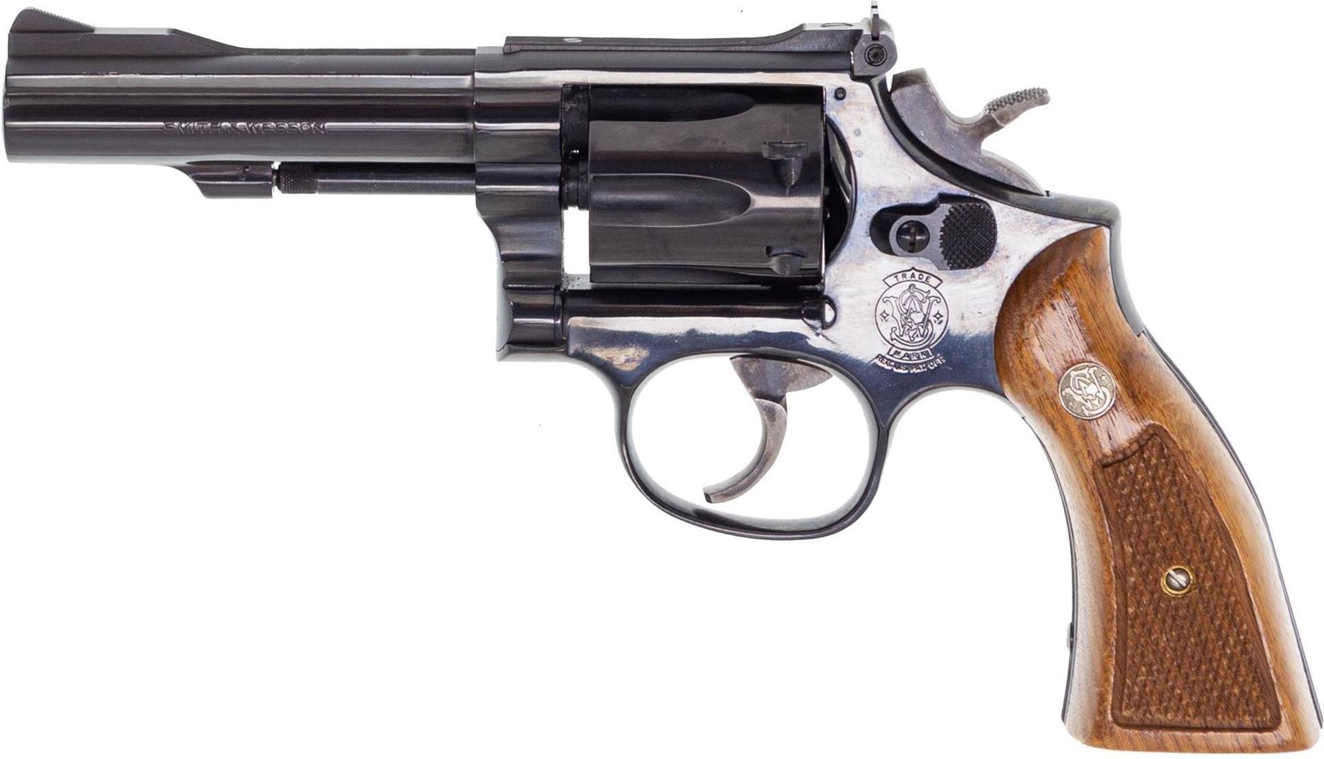 Used Smith & Wesson Model 17-5 Prohibited (12.6) Double Action Revolver ...