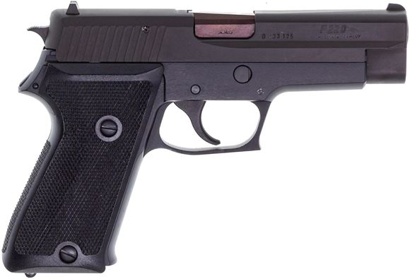 Picture of Used Sig P220 "Heel Release" Semi Auto Pistol, 45 ACP, Made in West Germany, 2 Mags, New In Box