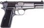 Picture of Used Belgian Browning Hi Power Semi Auto Pistol, 9mm Luger, Black Grips, Fixed Sights, 2 x 10rd, Very Good Condition