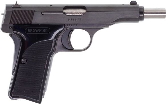 Picture of Used FN Browning 1910/71 Semi Auto Pistol, 380 ACP, Rebarreled to 113mm, 2 Mags and Holster, Excellent Condition