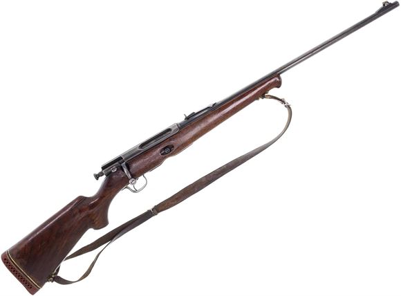 Picture of Used Savage Super Sporter Bolt Action Rifle, 30-06 Sprg, 24'' Barrel w.Sights, Wood Stock, Leather Sling, 1 Magazine, Fair Condition