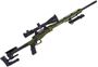 Picture of Used Remington 700 AAC-SD Custom, 308 Win,, 20'' Heavy Barrel w/Brake, XLR Evolution Chassis (Green), Folding Stock, Oversize Bolt Handle, Vortex Viper HST 4-16x50 Scope, UTG Bi Pod, Rear MonoPod, 4 Magazines, Hard Case, Good Condition