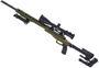 Picture of Used Remington 700 AAC-SD Custom, 308 Win,, 20'' Heavy Barrel w/Brake, XLR Evolution Chassis (Green), Folding Stock, Oversize Bolt Handle, Vortex Viper HST 4-16x50 Scope, UTG Bi Pod, Rear MonoPod, 4 Magazines, Hard Case, Good Condition