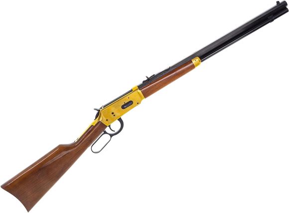 Picture of Used Winchester 94 Centennial '66 Commemorative Lever-Action 30-30 Win, 20" Octagon Barrel, Brass Plated Receiver, Saddle Ring, Good Condition