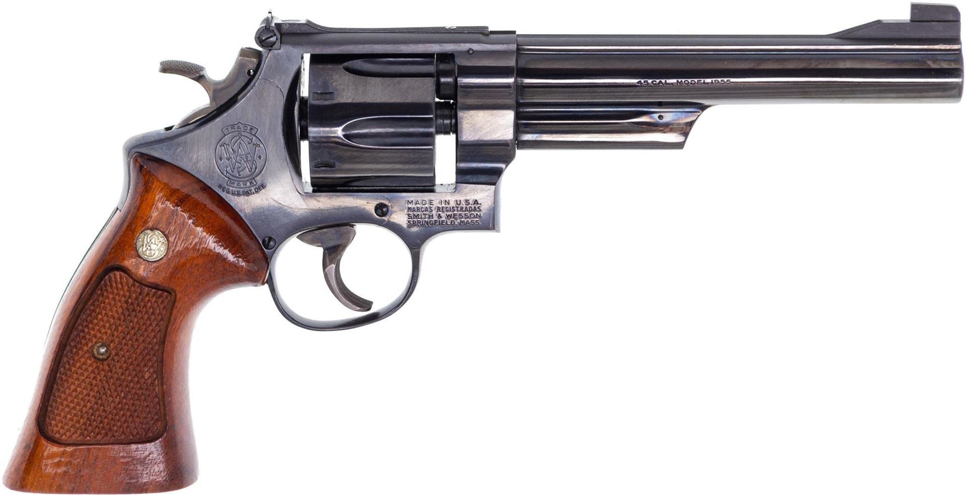 Used Smith & Wesson Model 25-2 Double Action Revolver, 45 ACP, 6 Shot ...