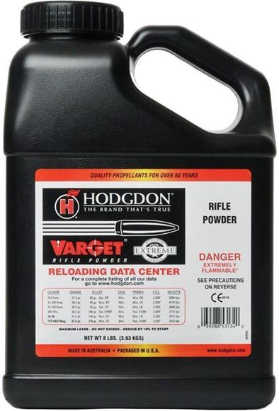 Picture of Hodgdon Smokeless Extreme Rifle Powder - Varget, 8 lb