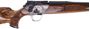 Picture of Blaser R8 Luxus Edition Straight Pull Bolt Action Rifle Two Barrel Set - 375 H&H, 24.5" And 30-06 Sprg, 22", Sliver Receiver w/ Moose And Bear Engraving, Grade 4 Wood Stock w/Bavarian Cheek Piece & Double Rabbet & Black Synthetic Forearm Tip, w/Sights, L