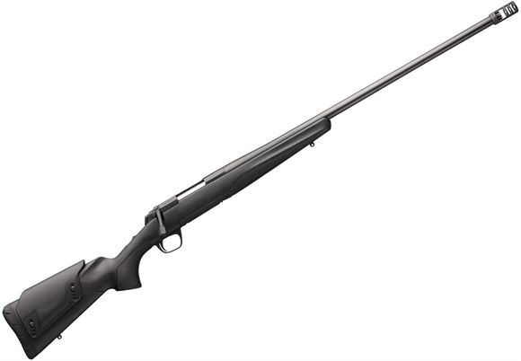 Picture of Browning X-Bolt Stalker Long Ranger Bolt Action Rifle - 7mm Rem Mag , 26", Matte Black, Heavy Sporter Contour, Composite Stock w/ Adjustable Comb, Removable Muzzle Brake, 3rds